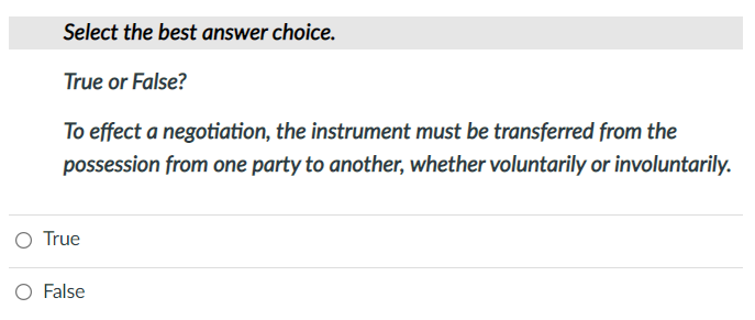 A draft is a __- party transaction. 0 1 c 3 3 O 2