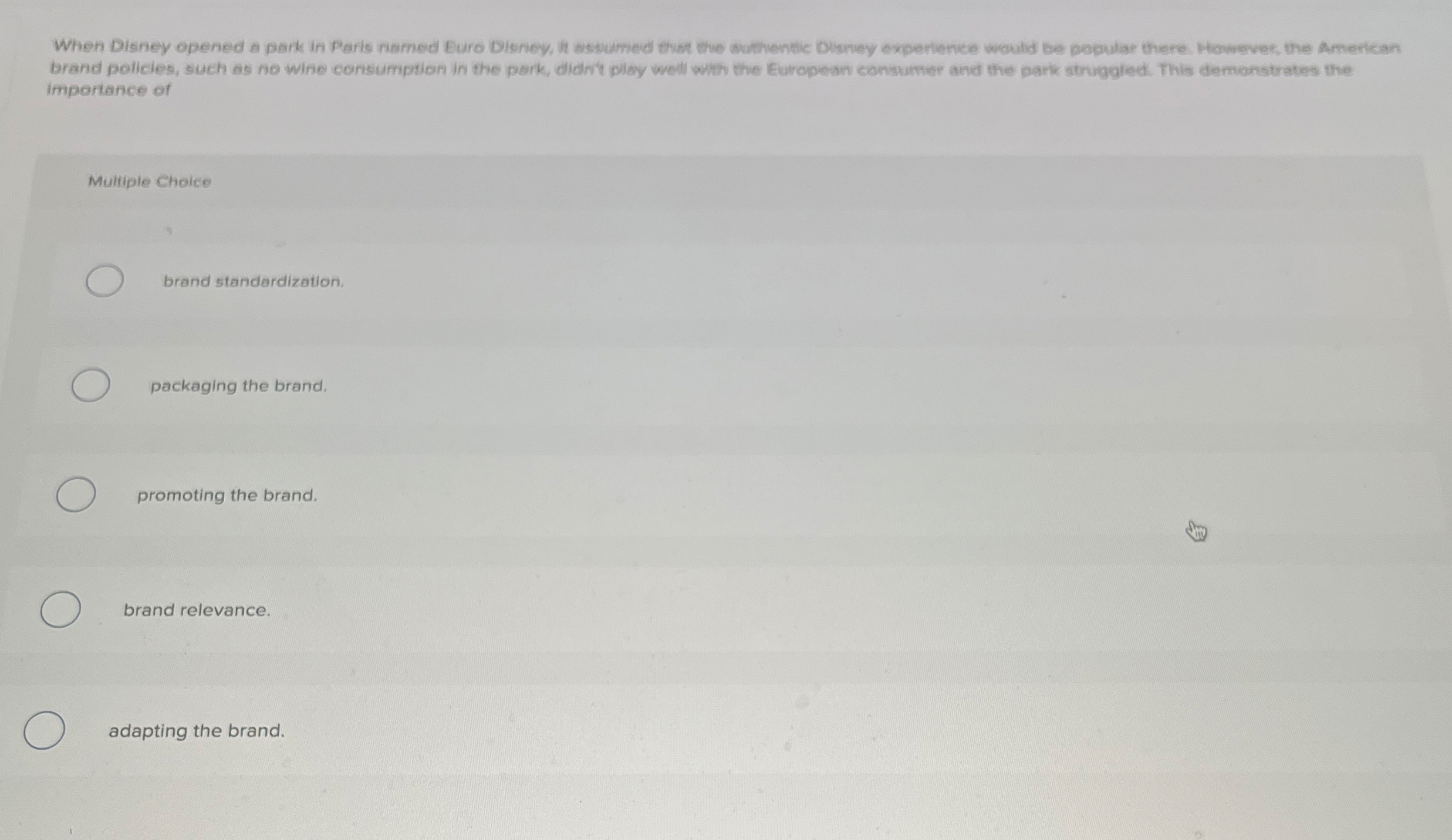 brand pollies, such as no wine consumption in the