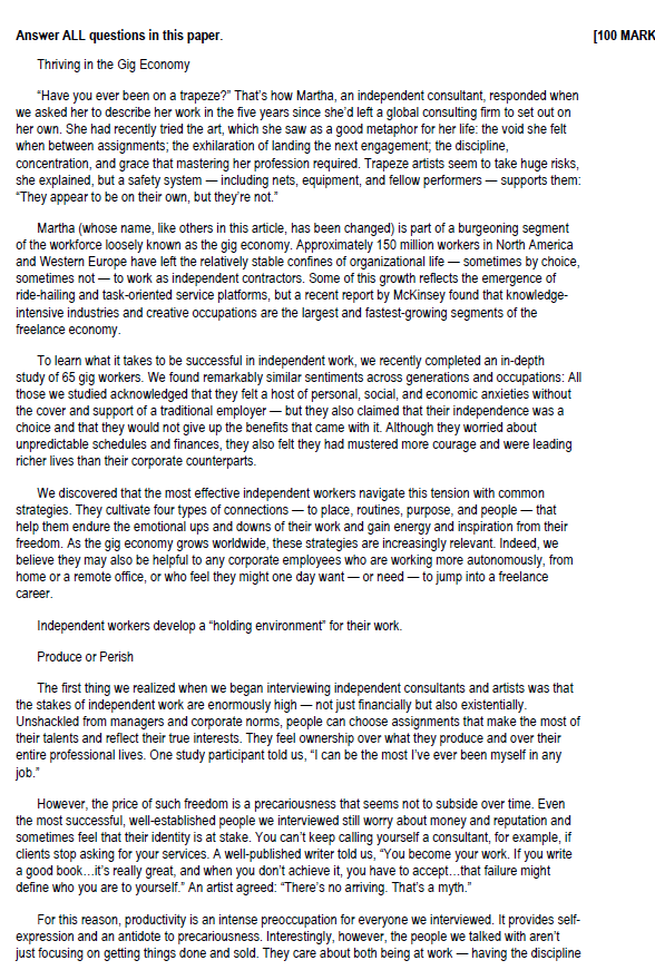 QUESTION 2 ( 2 5 Marks ) Examine how shifts in
