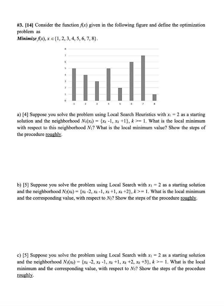 #3. [14] Consider the function f(x) given in the