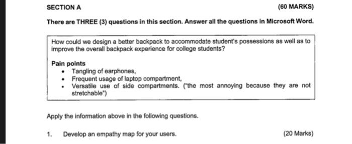 1) WHO are we empathizing with? 2)What do they