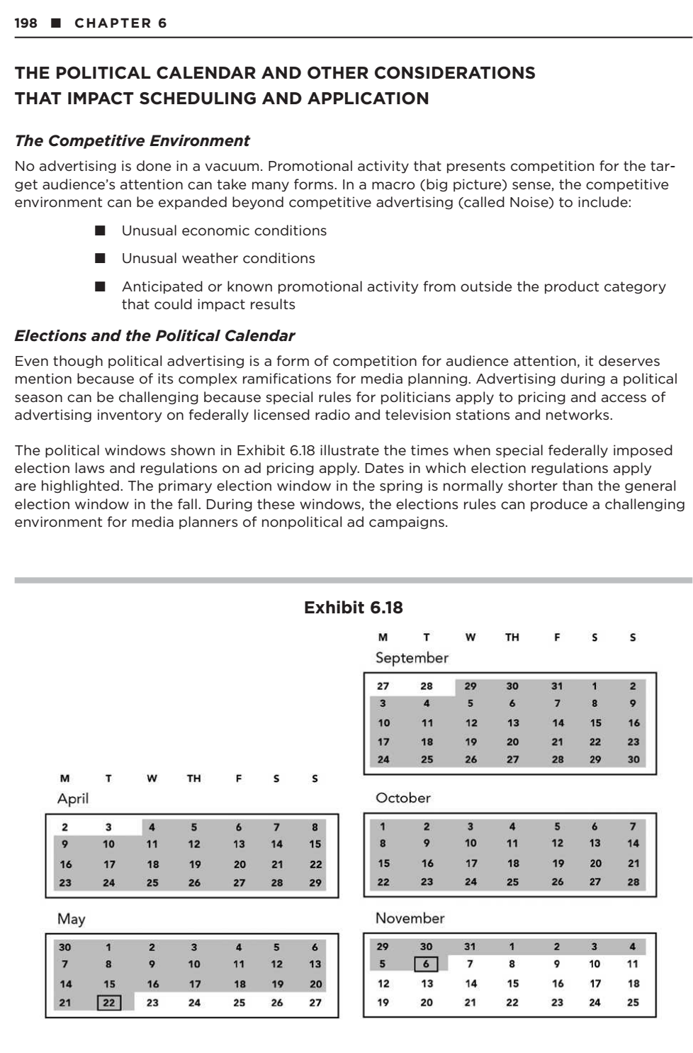 Exhibit 6.6 shows 10 weeks including weeks 30-34