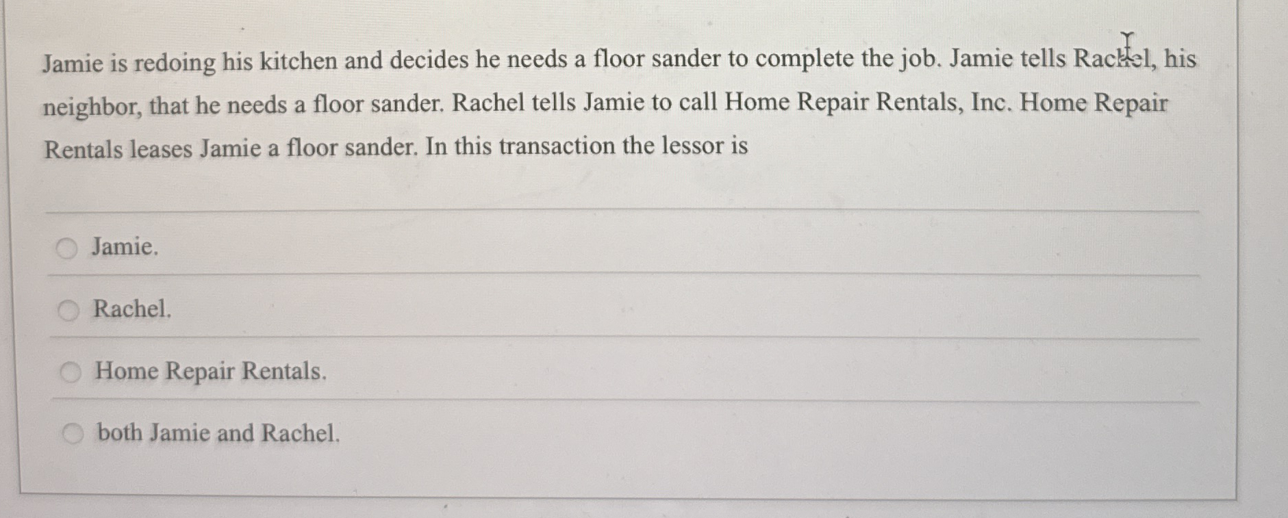 Jamie is redoing his kitchen and decides he needs