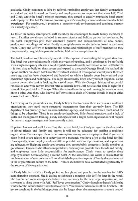 Below is a case study of a company. Please answer