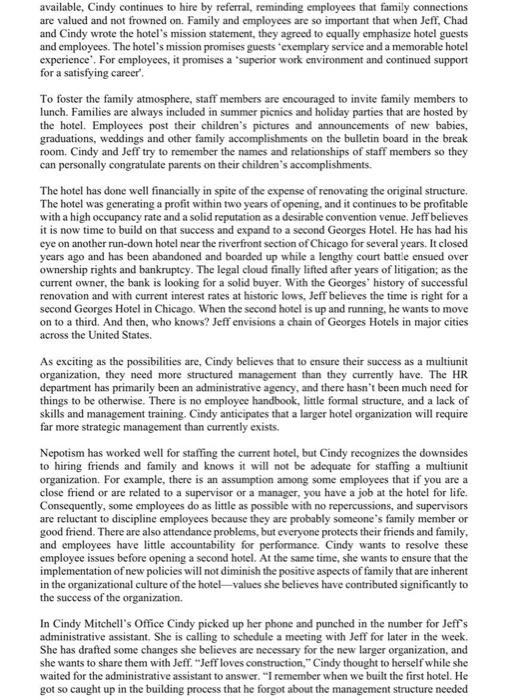 Below is a case study of a company. Please answer