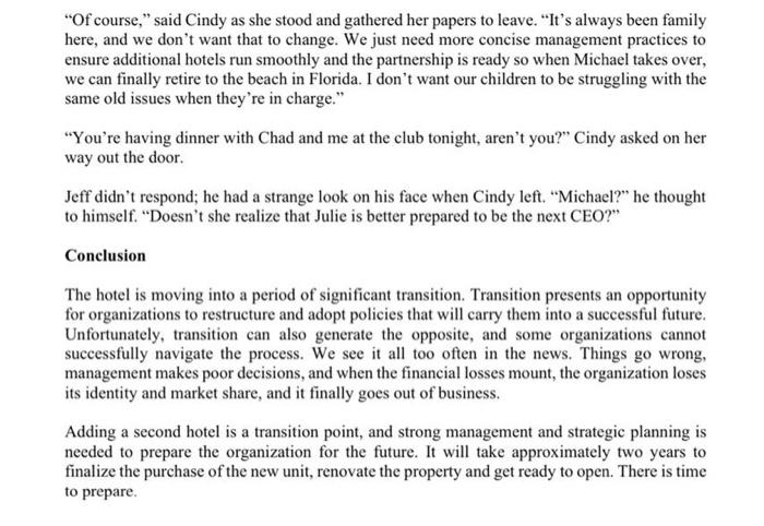 Below is a case study of a company. Please answer