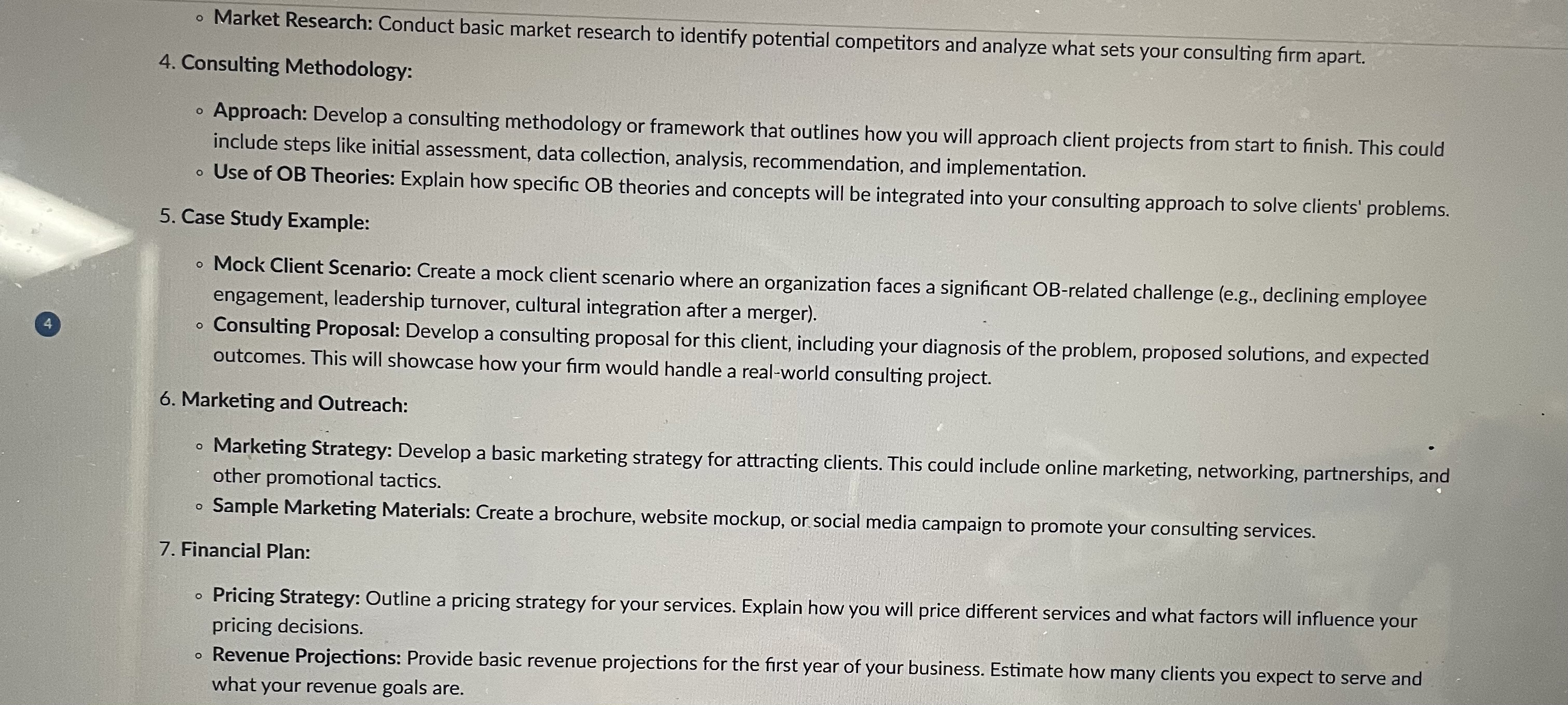 Objective: To apply Organizational Behavior ( OB