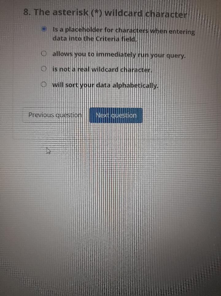6. After choosing fields from two tables when