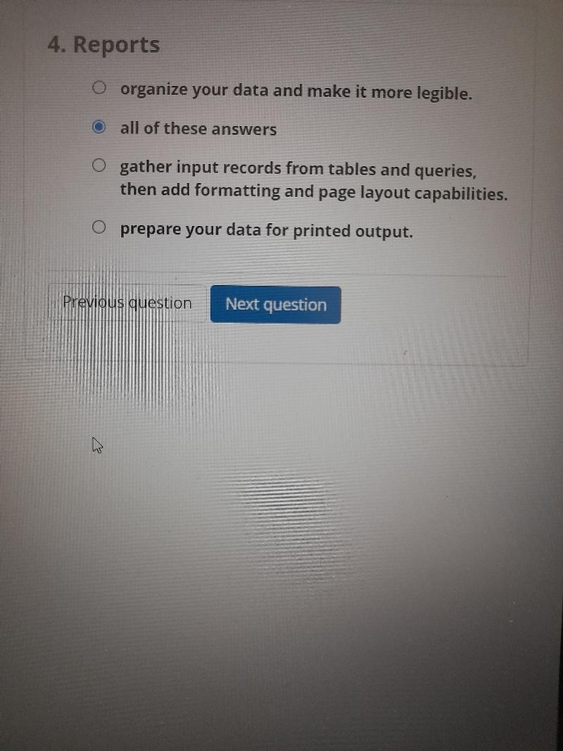 6. After choosing fields from two tables when