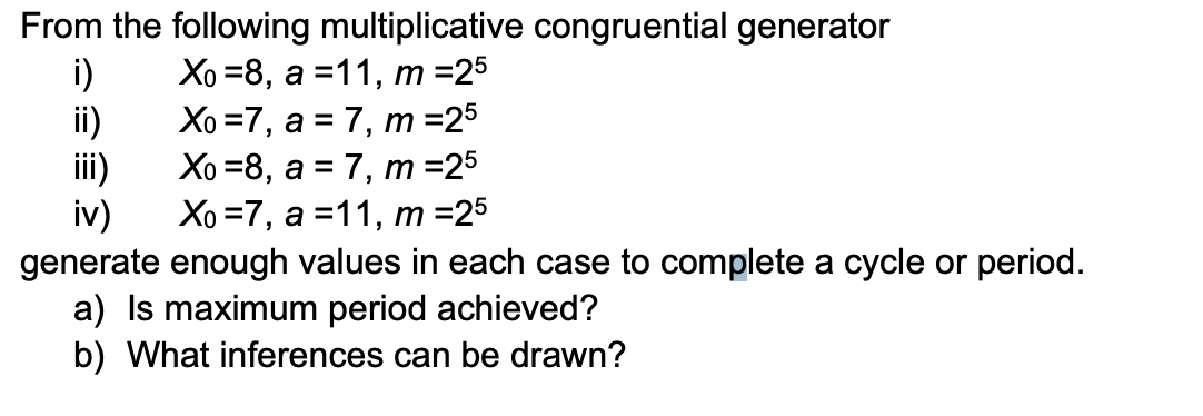 SSimulation Model = From the following