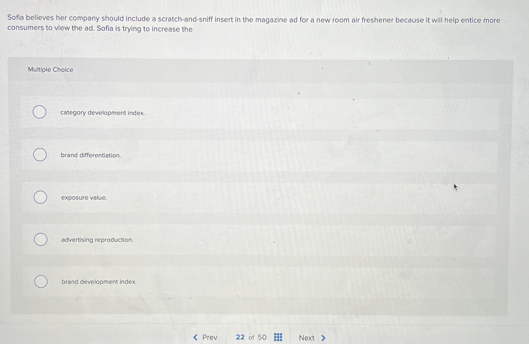 Sofia believes her company should include a