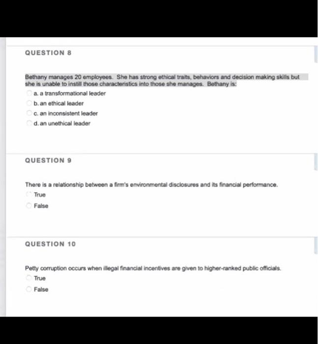 QUESTION 14 Constance Bugay cursed a proto