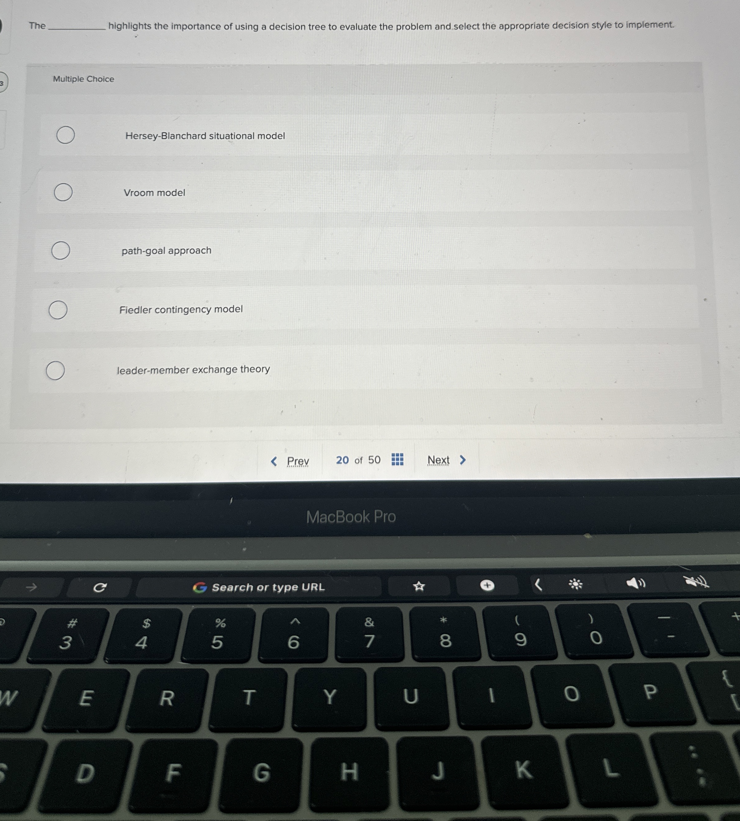 The highlights the importance of using a decision