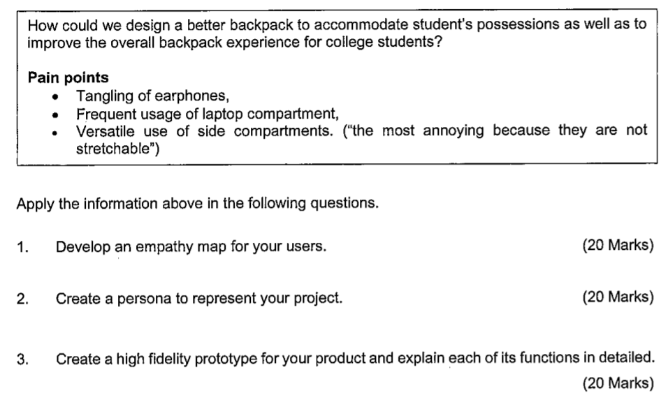 How could we design a better backpack to