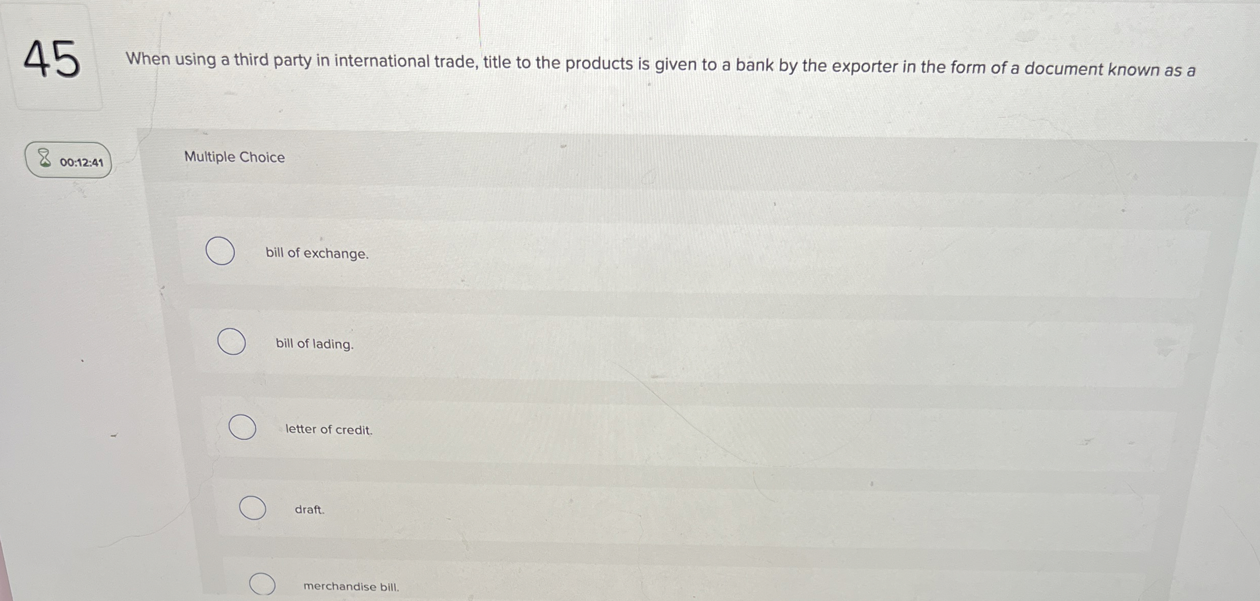 4 5 When using a third party in international