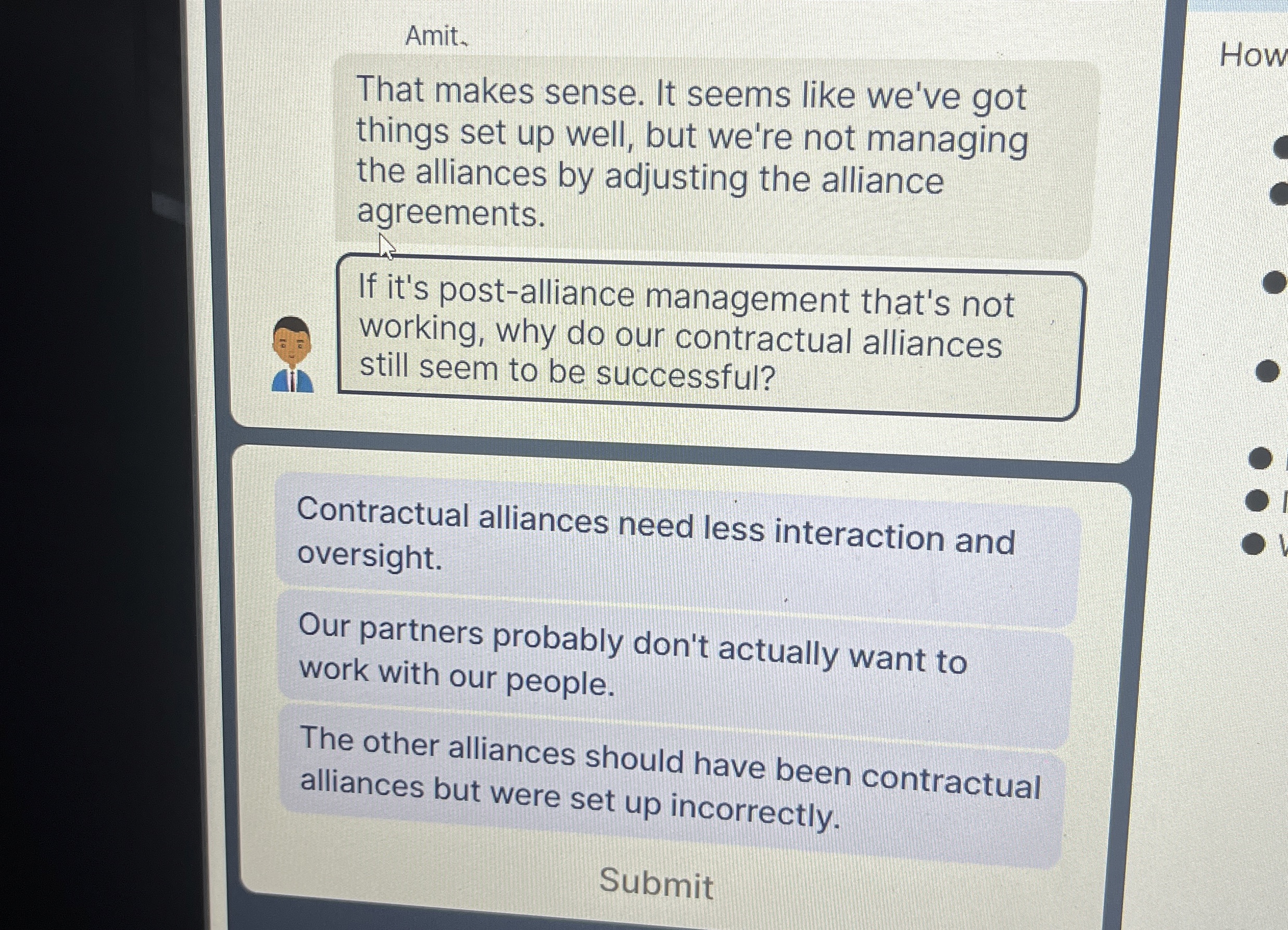 Amit. That makes sense. It seems like we've got