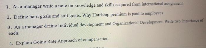 answer any two questions with short notes 1. As a