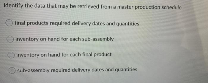 Identify the data that may be retrieved from a