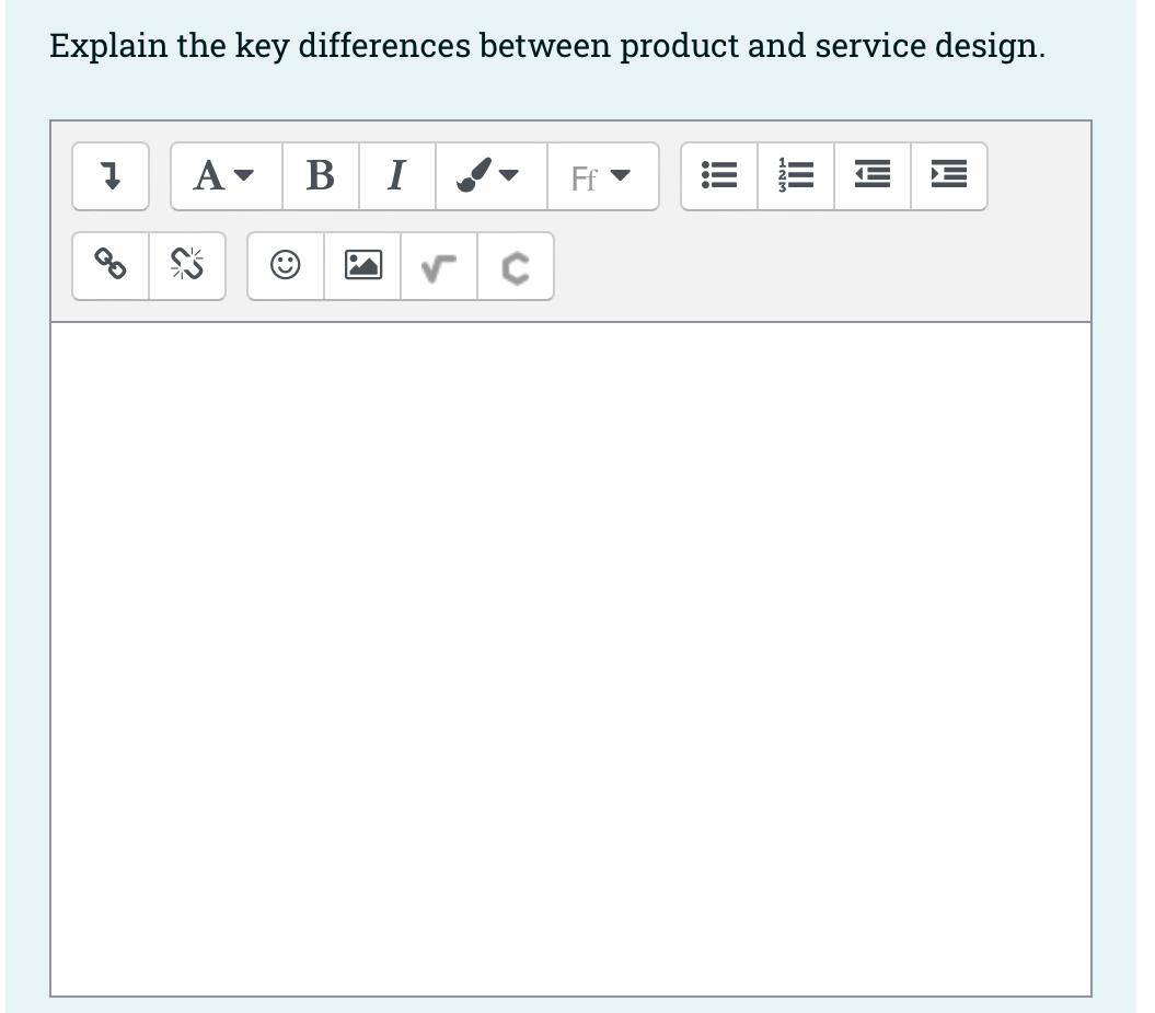 Explain the key differences between product and
