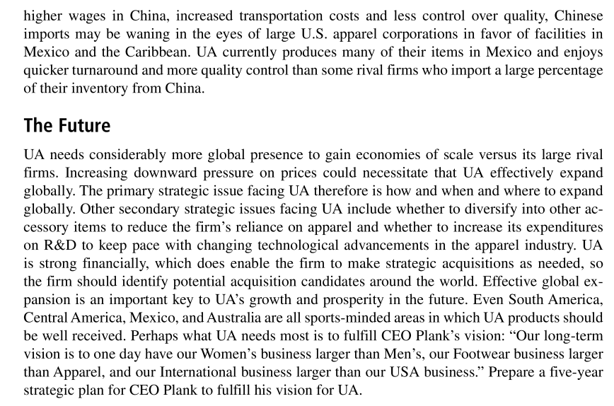 Prepare a internal-external (ie) Matrix for the