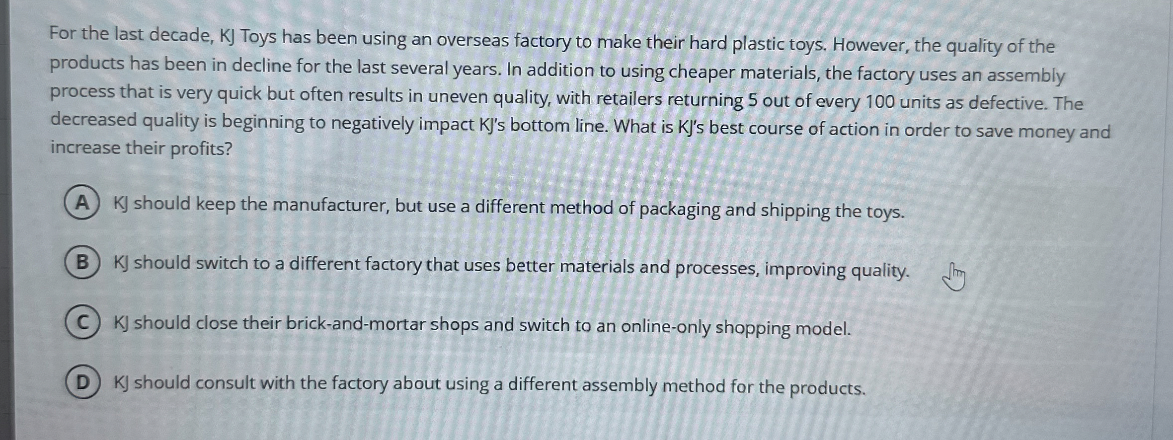 For the last decade, KJ Toys has been using an