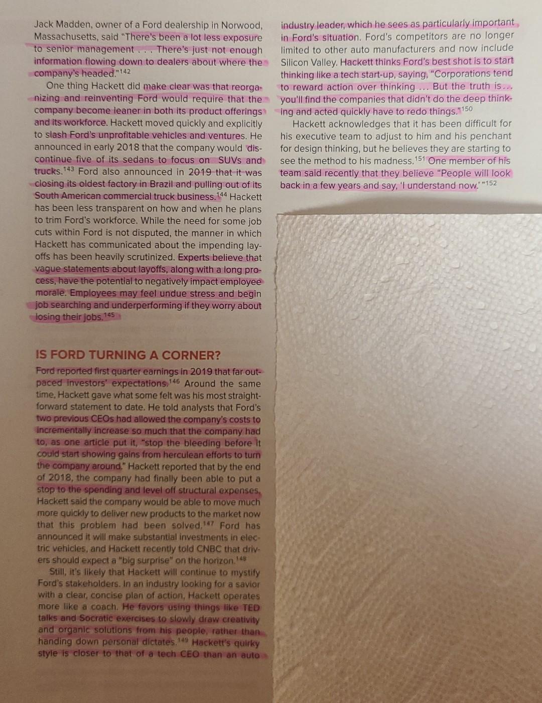 Write a response paper in relation to the article