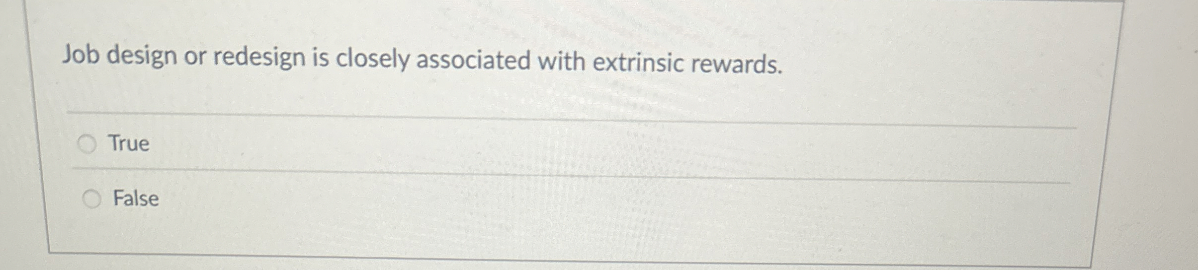 Job design or redesign is closely associated with