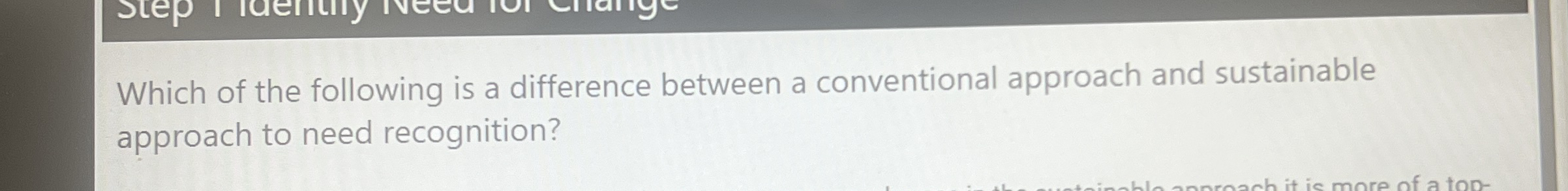 Which of the following is a difference between a