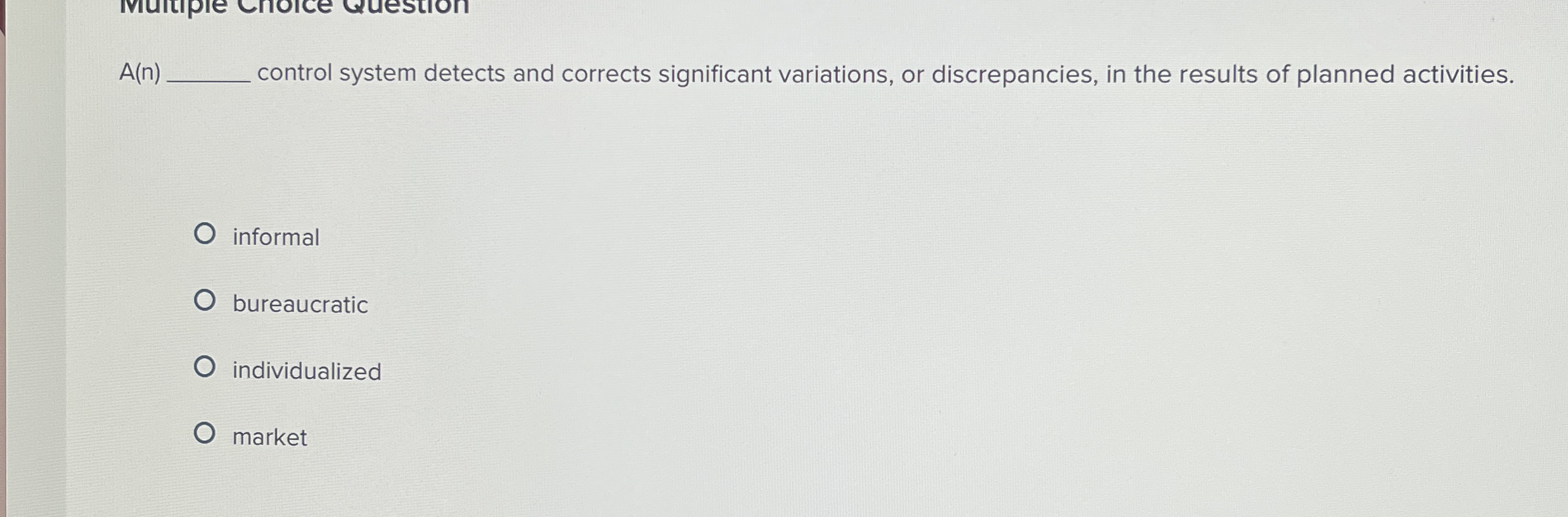 A ( n ) q , control system detects and corrects