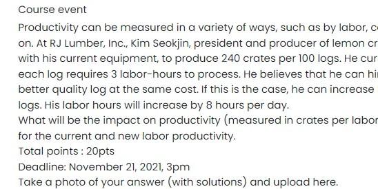 I need answer on 1-5 question please. Course