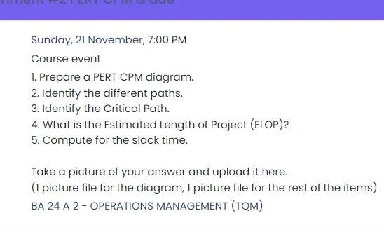 I need answer on 1-5 question please. Course