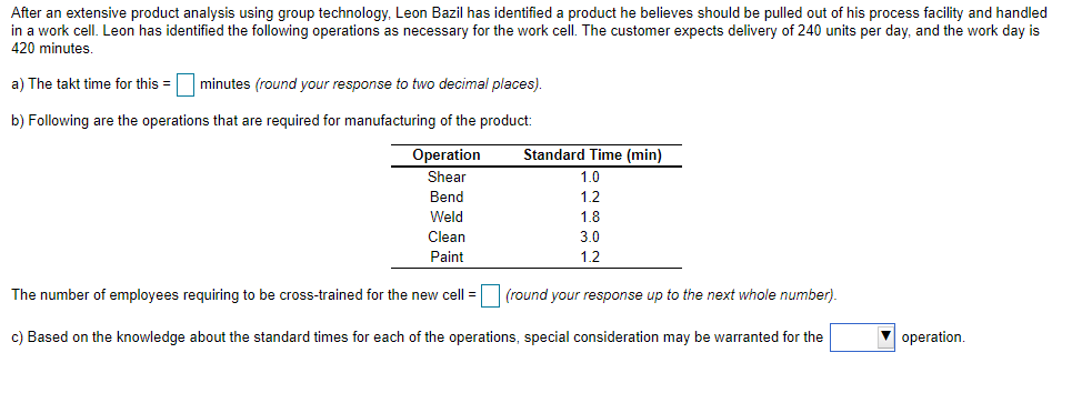 After an extensive product analysis using group