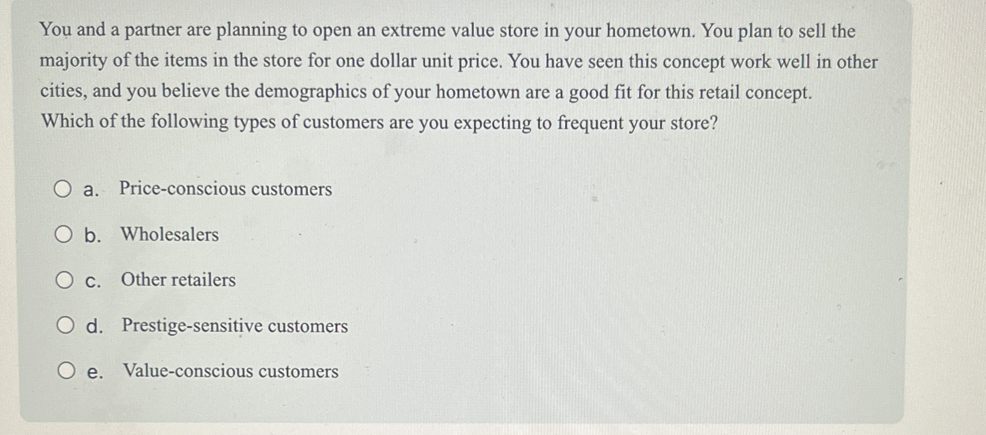 You and a partner are planning to open an extreme