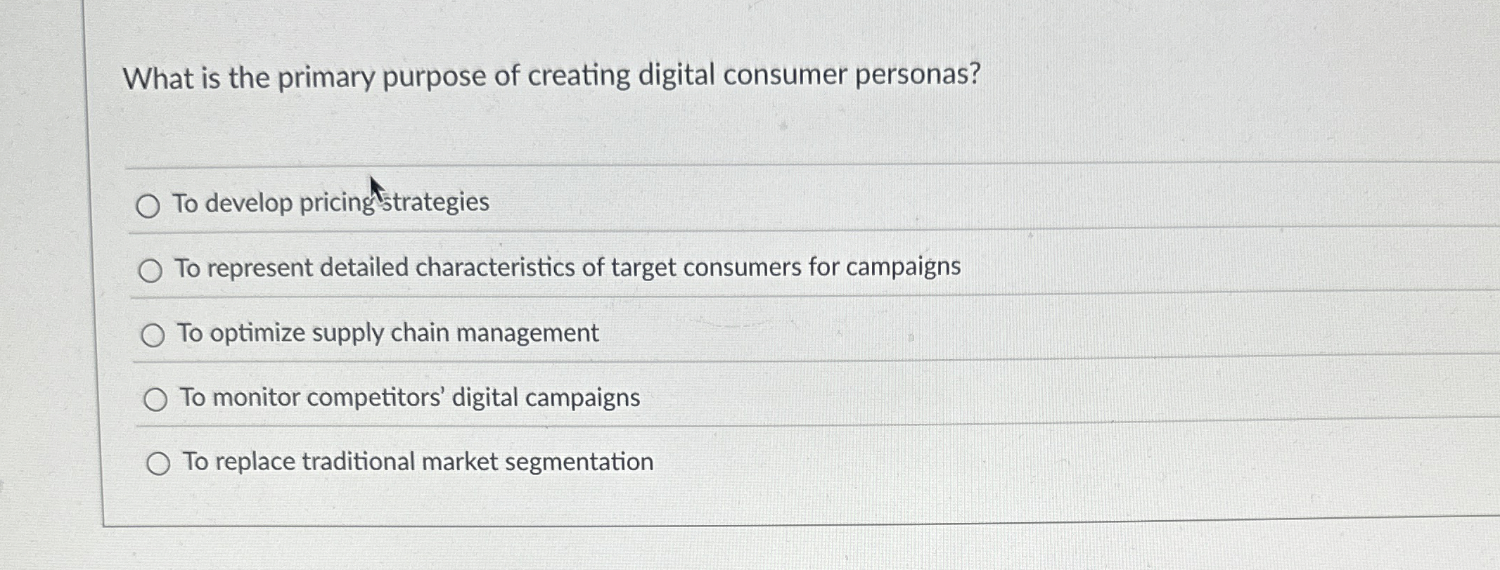 What is the primary purpose of creating digital