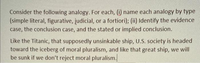 Consider the following analogy. For each, () name