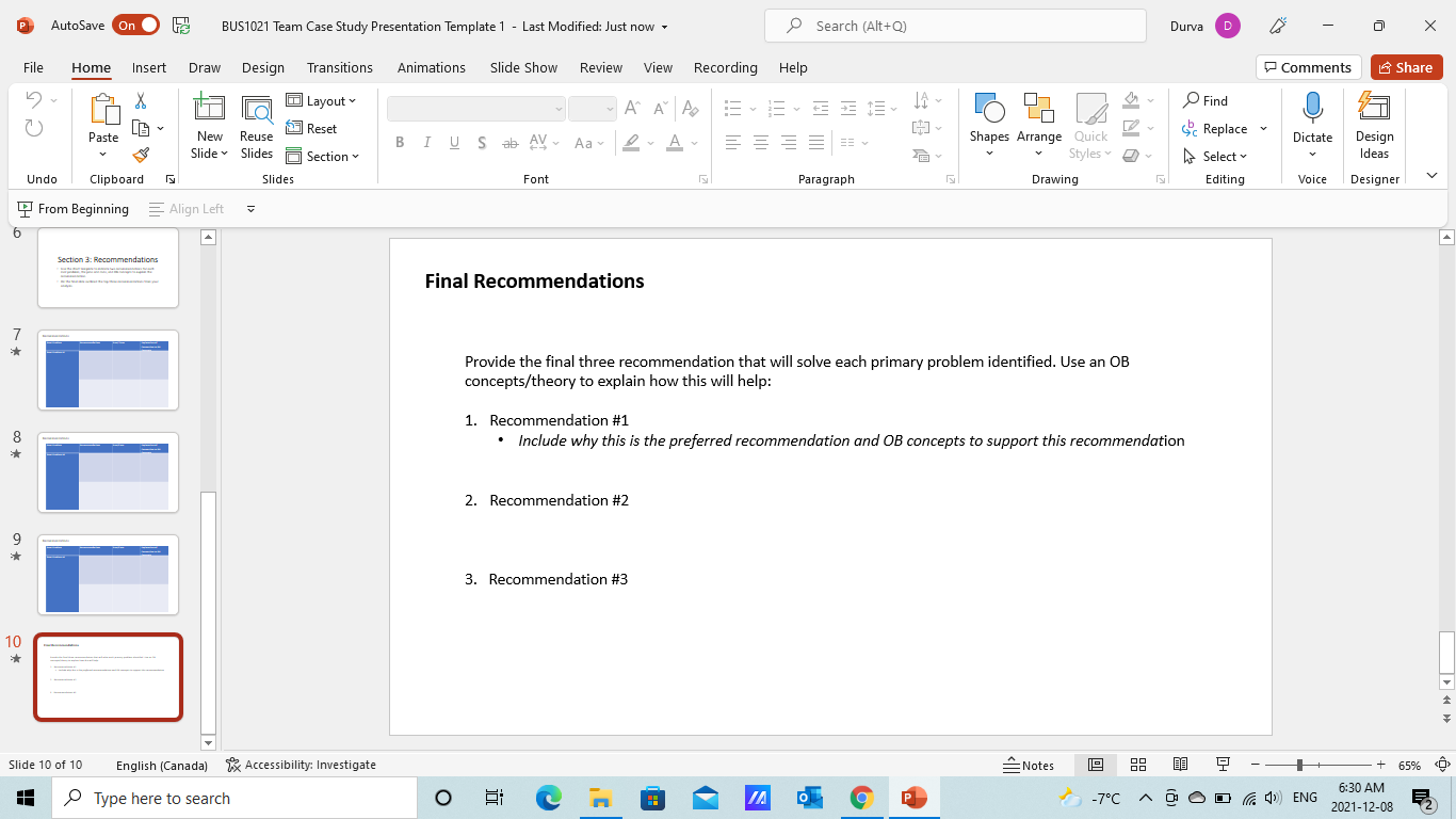 The Scenario The two interviewers leaned forward