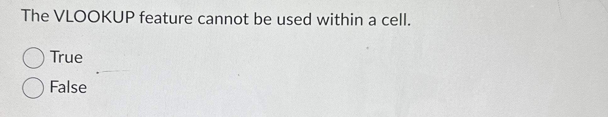 The VLOOKUP feature cannot be used within a cell.