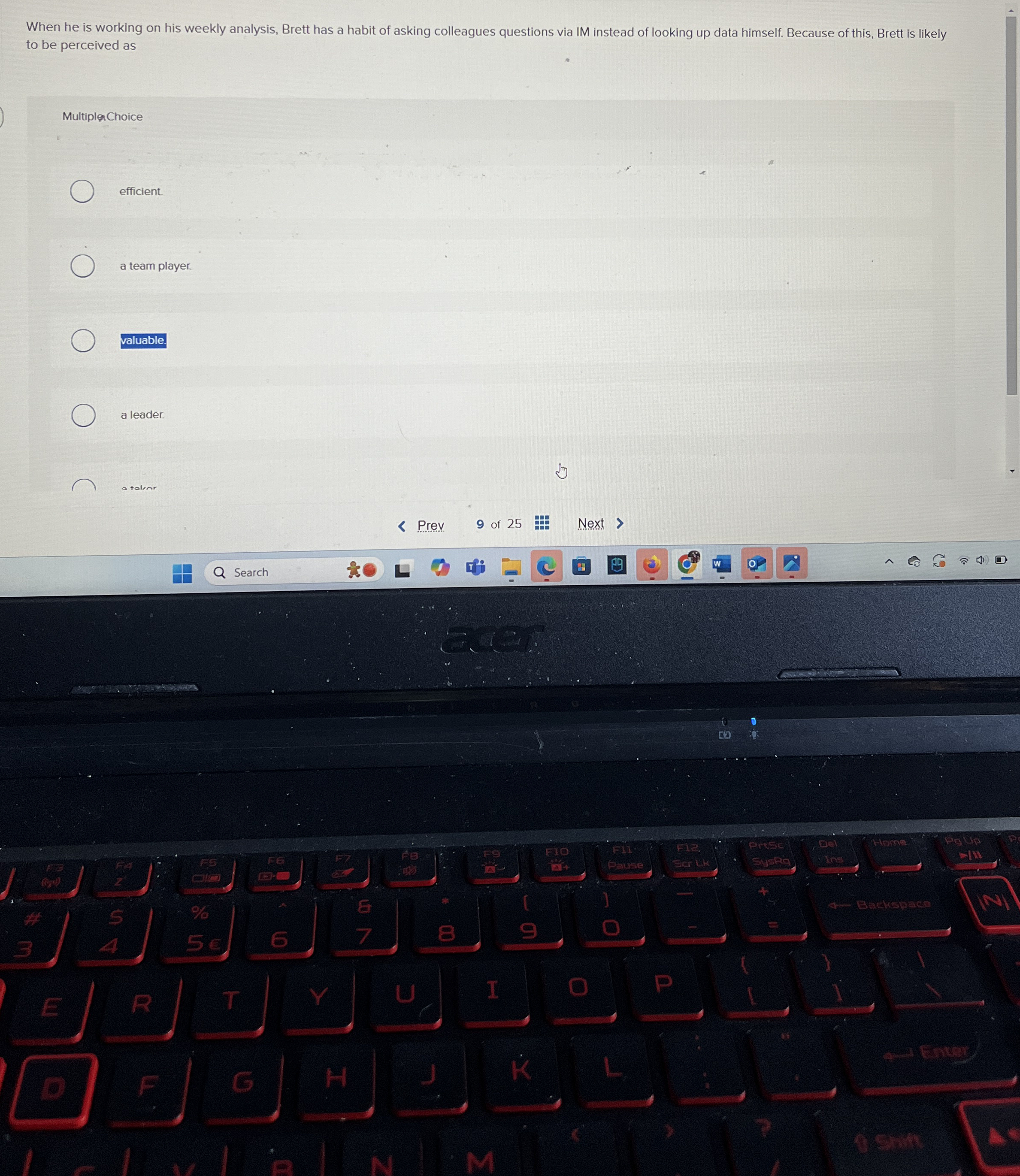 When he is working on his weekly analysis, Brett