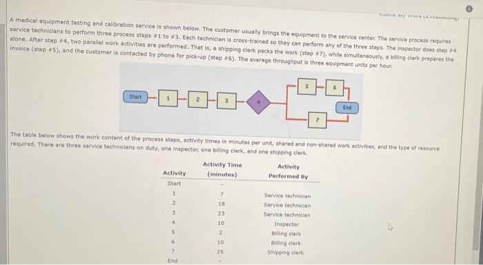 please help solve and show work A medical