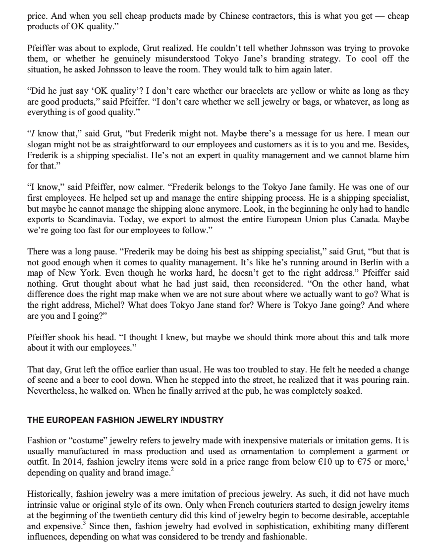 4. What actions should Tokyo Jane take to repair