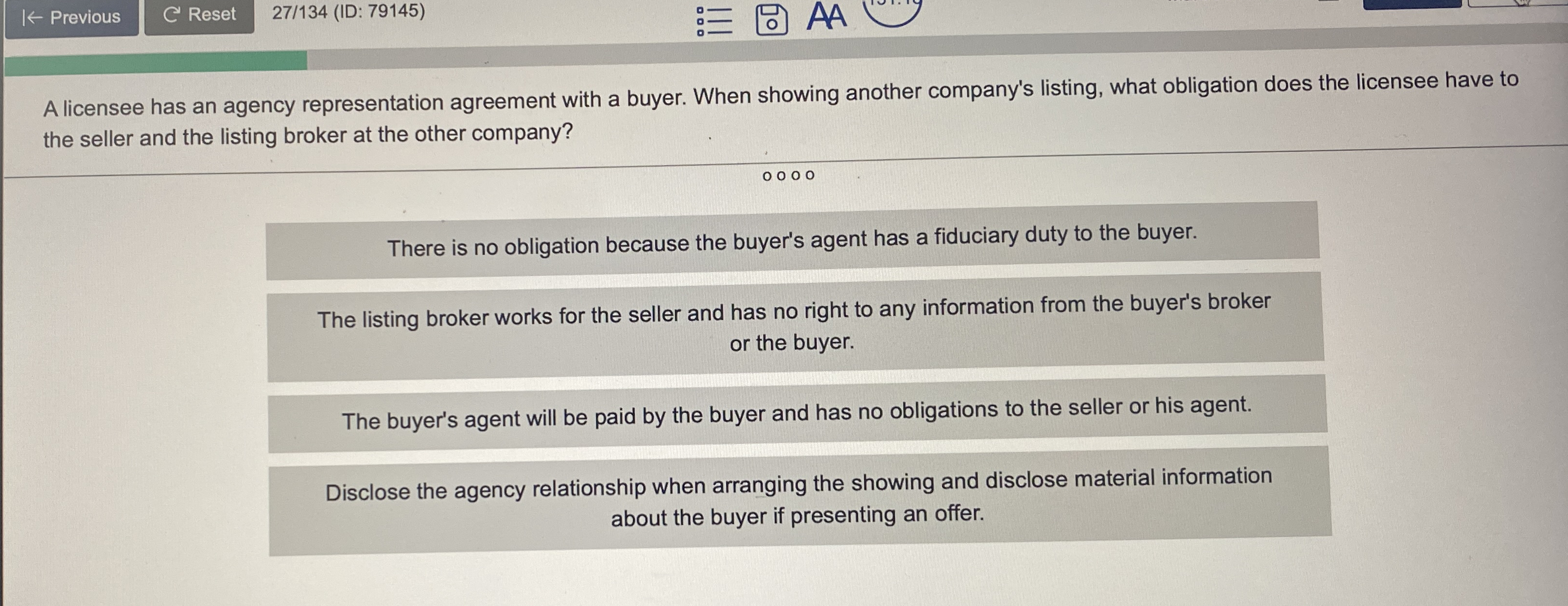 2 7 / 1 3 4 ( ID: 7 9 1 4 5 ) A licensee has an