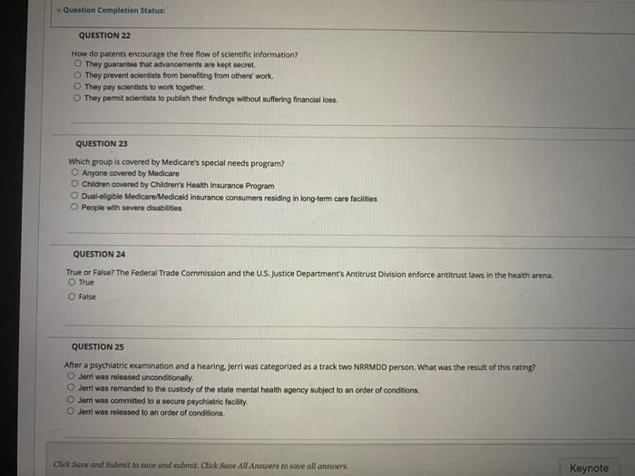 please answer all of them Question Completion