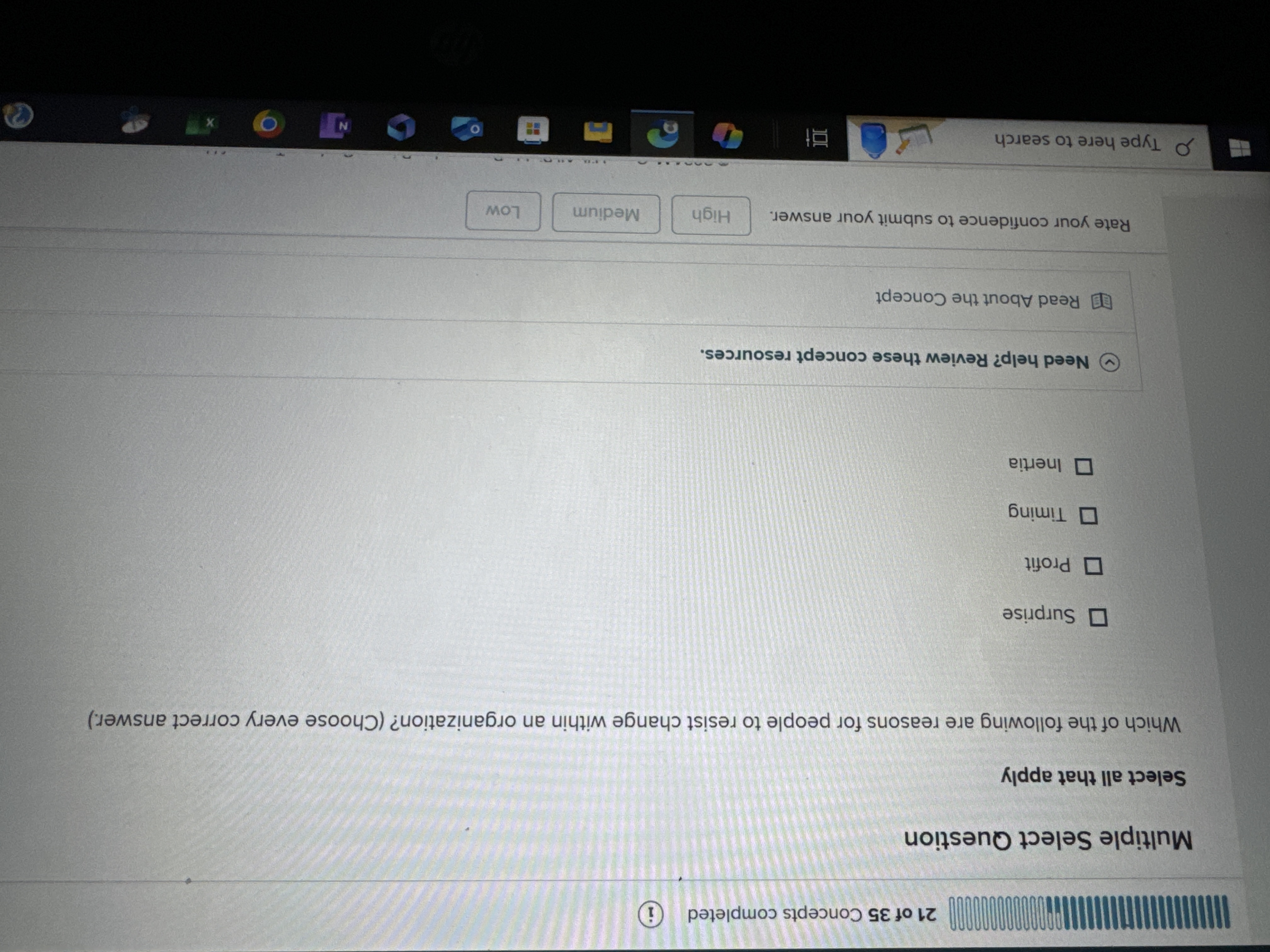 Multiple Select Question Select all that apply