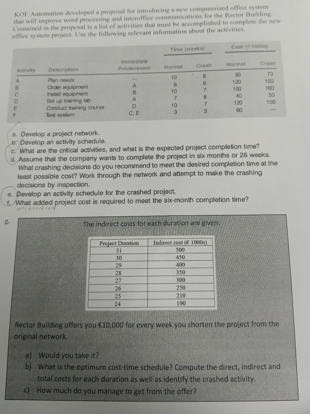 KOE Automation developed a proposal for