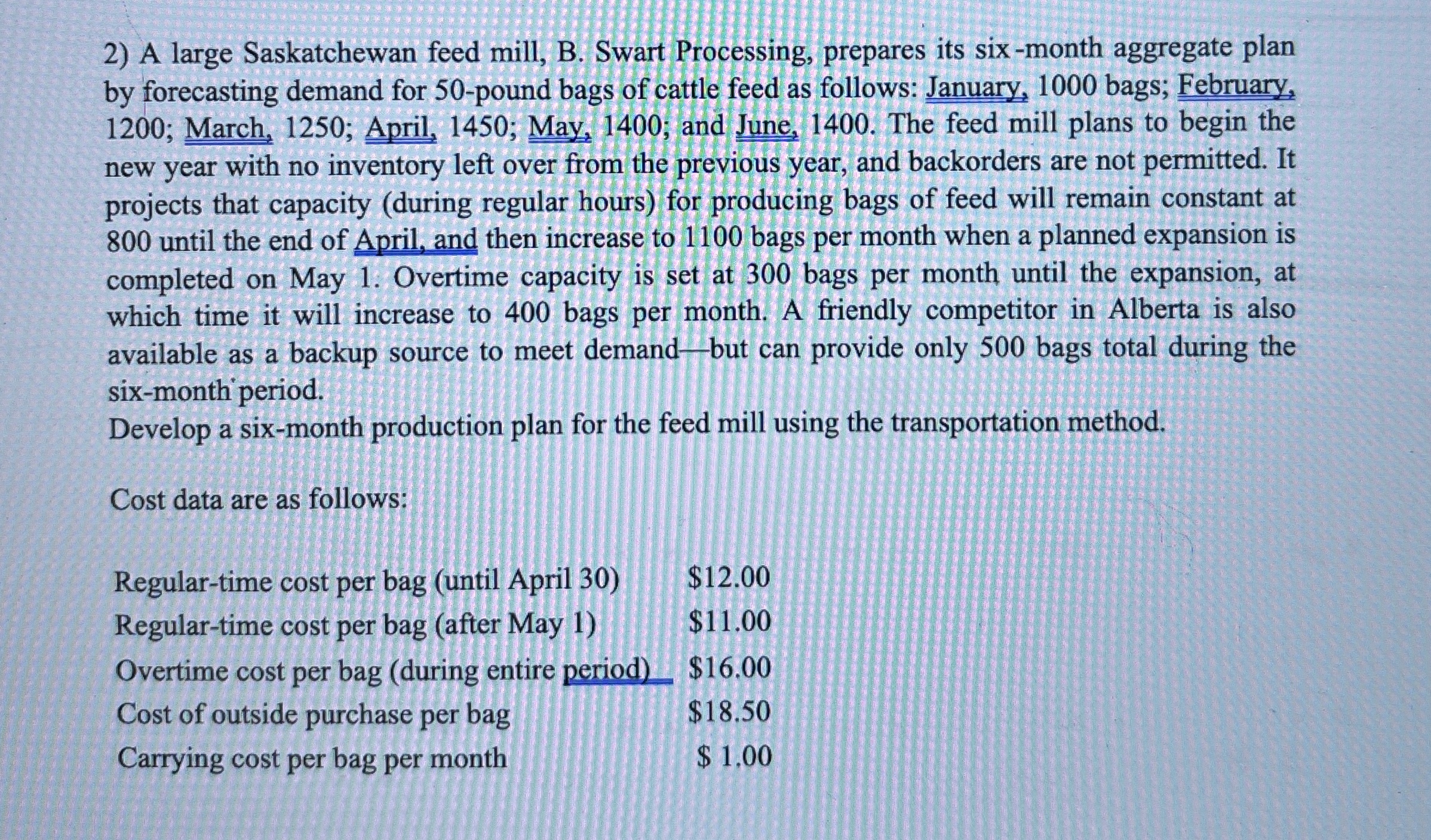 A large Saskatchewan feed mill, B . Swart