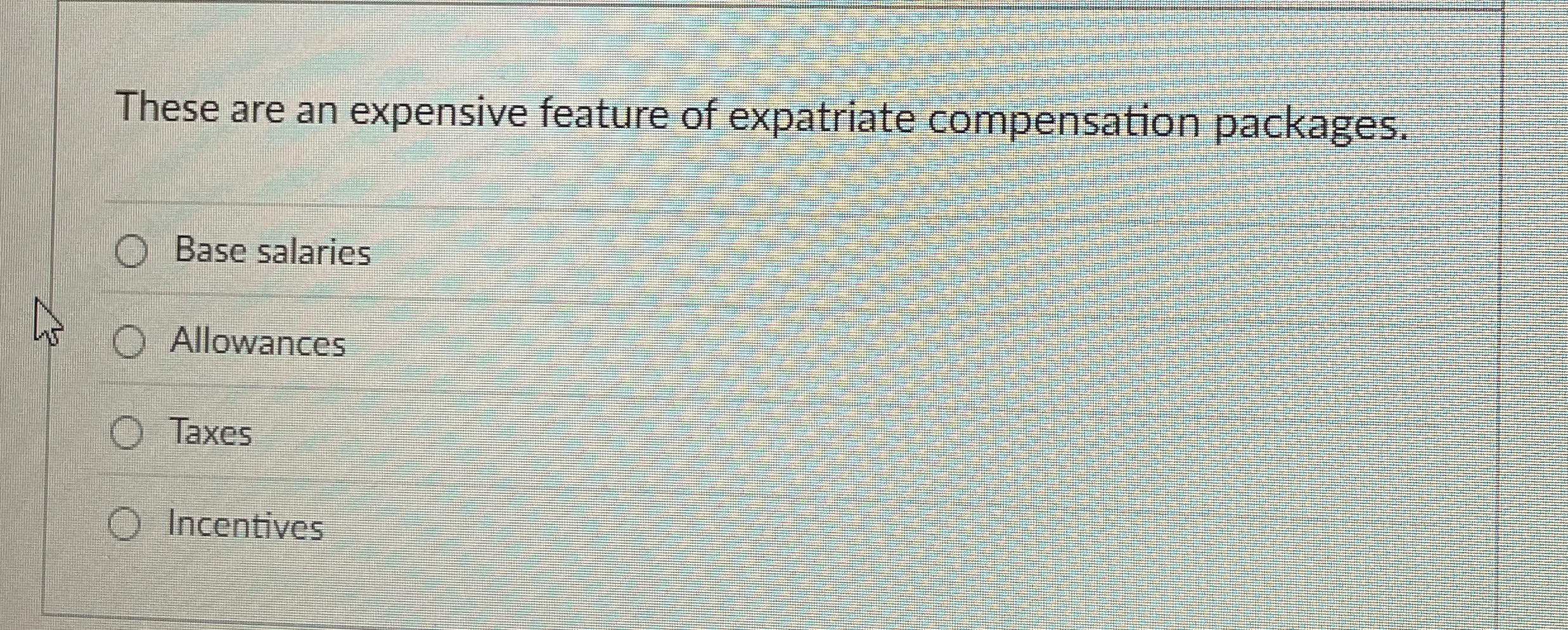 These are an expensive feature of expatriate