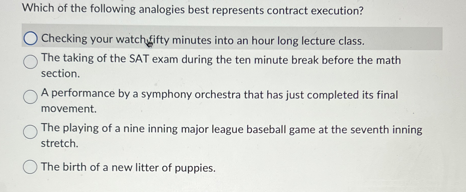 Which of the following analogies best represents