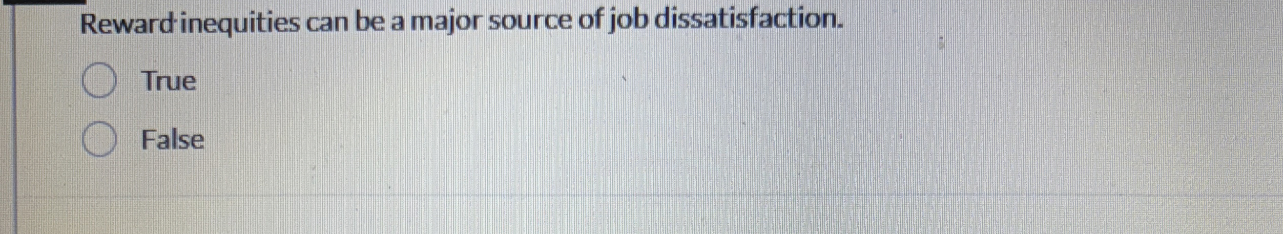 Reward inequities can be a major source of job