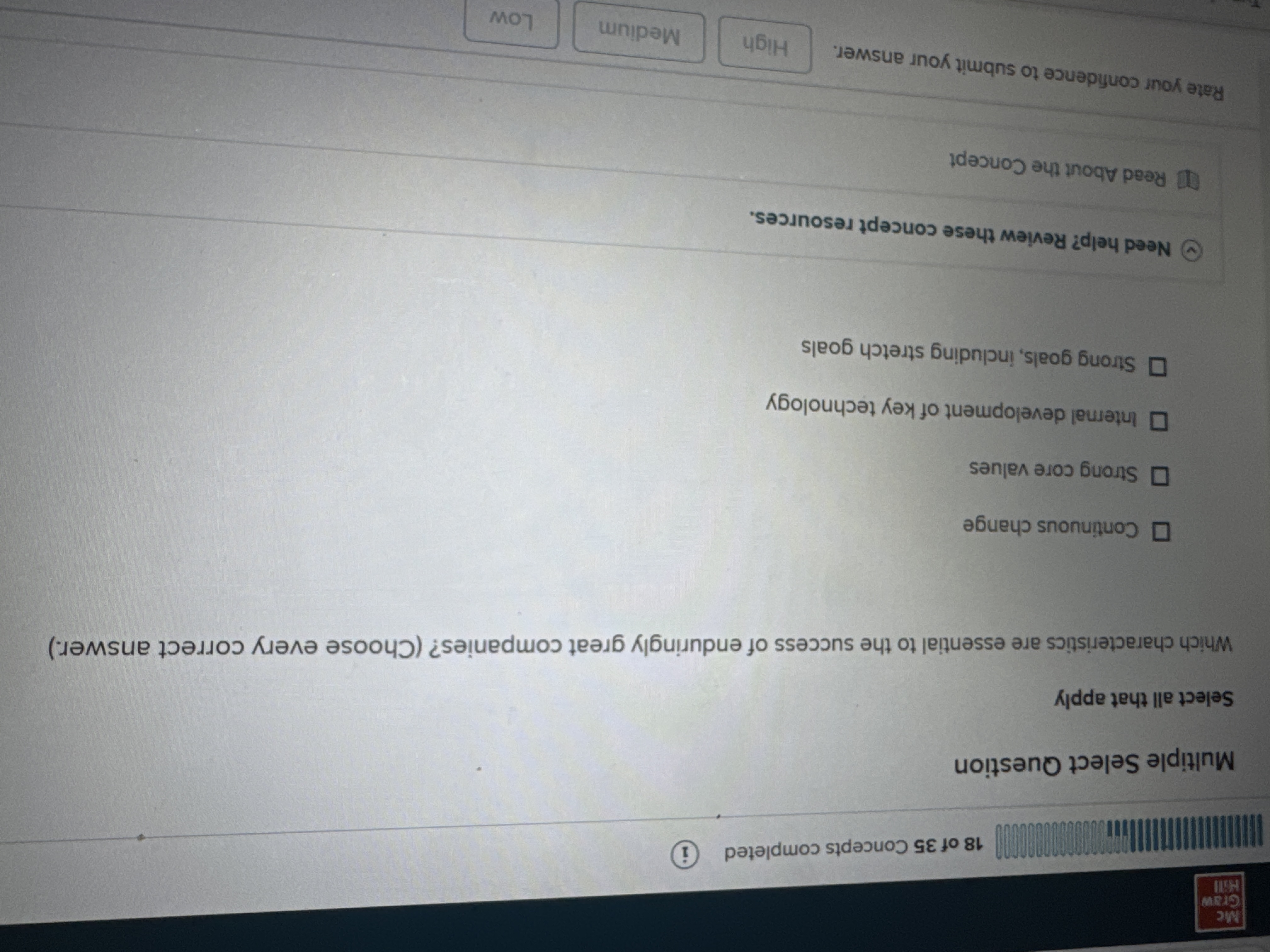 Multiple Select Question Select all that apply