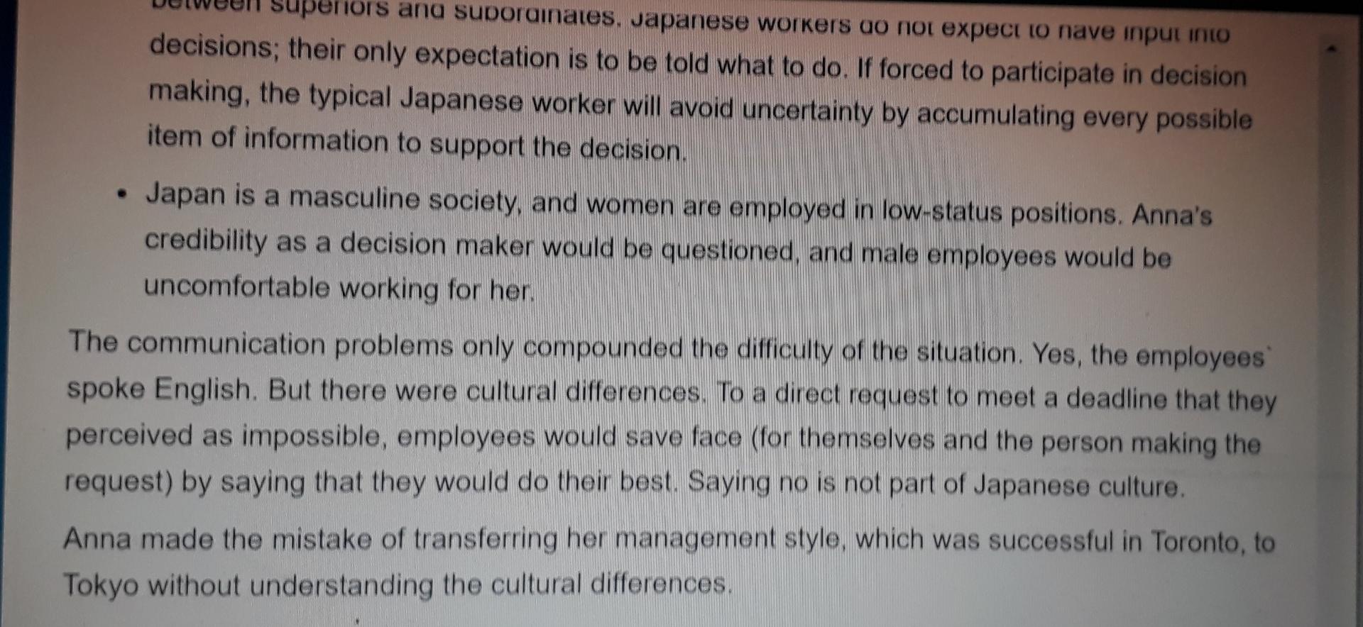 please briefly explain this case CULTURAL